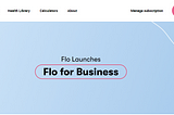 B2B Pre Product Launch Strategy: FLO for Business