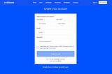 Coinbase Signup