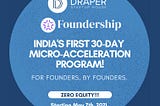 Announcing Draper Startup House: Foundership Micro-Accelerator