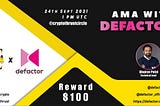 CryptoThrust X Defactor AMA