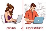 Programming vs Coding