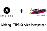 How to make services module of Ansible Idempotence in nature.