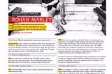 ORIGIN MAGAZINE: ROHAN MARLEY INTERVIEW