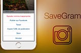 تحميل الصور والفيديو من الانستقرام على الايفون تطبيق SaveGram