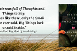 My Inspiration to write — God of Small things.