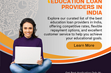 Best Education Loan Providers In India