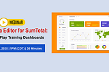 Webinar: Chasma Editor for SumTotal: Plug & Play Training Dashboards