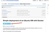 Azure Tip — create a Docker VM in 5 minutes or less