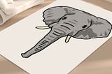 How to draw an elephant using simple shapes
