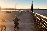 Pedaling my way to the 520 bridge