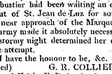 It was “a dark and stormy night” in 1813