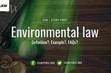 Environmental law