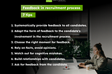 Feedback in the Recruitment Process — 7 Tips on how to Give it