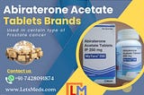 Abiraterone Acetate Tablet Online