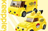 Qman K20205-K20206 Pokémon Pikachu Car