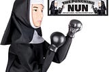 The Punching Nun Puppet