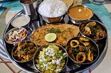 Famous goan food — Goan fish thali