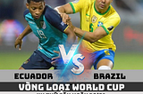 Nhận định Ecuador vs Brazil, Vòng loại World Cup ngày 28/01