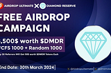 “Be Part of the Diamond Reserve Token Bounty Campaign and Win Tantalizing Prizes!”