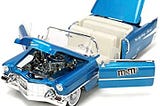 Jada Toys M&M’s 1:24 1956 Cadillac El Dorado Die-cast Car w/ 2.75"