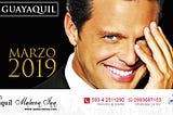 Requerimientos de Luis Miguel en Ecuador 2019