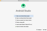 Download and install Android Studio