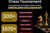 Tirutsava Chess Tournament conducted by Chesslers