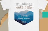 Official The North Carolina Democratic Hillbillies Vote Blue Shirt