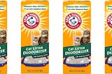 Arm  Hammer Multiple Cat Litter Deodorizer with Baking Soda (3 Pack)