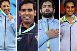 India Unfurling at the Commonwealth Games