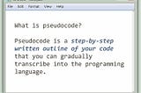 Pseudocode Is King