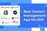 Best Contact Management Tools in 2021