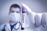 Coronavirus blood sample