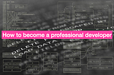 How to become a professional software developer
