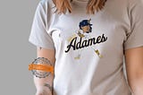 Willy Adames caricature Milwaukee Brewers superstar pose shirt