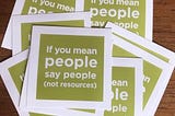 People over resources