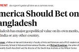 Regime change in Bangladesh