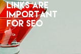 A title saying Why External and Internal Links are Important for SEO under Social Influence Blog on an abstract pastel background