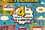 4 Key Takeaways from 4 Years in Data Engineering in 4 Minutes