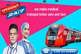 Consider the advantages of the services provided by Falcon Train Ambulance in Patna