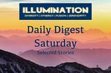 Saturday Digest — Selected Stories