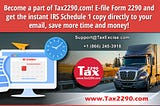 5 Ways E-filing Form 2290 on Tax2290.com Saves Time and Money