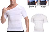 Classix Men Body Toning T-Shirt Slimming Body Shaper Corrective Posture Belly Control Compression…