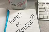 The Pros and Cons of Hiring vs. Outsourced Sales