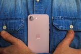 My iPhone 17e in Rose Pink
