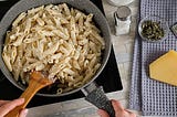 Pasta can be fattening if paired with alfredo sauce
