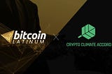 Bitcoin Latinum se une al Crypto Climate Accord