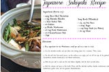 Japanese Food 101: Cooking and Eating Sukiyaki