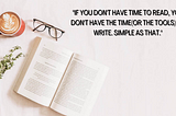Become a Better Writer by Reading and Writing.