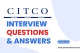 40+ CITCO Repeated Interview Questions & Answers